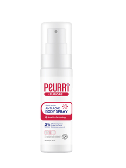 Peurri anti acne body spray 30ml.