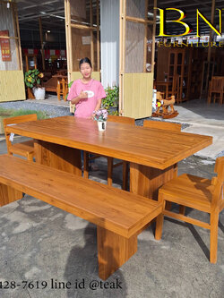 ชุดโต๊ะกินข้าว รุ่น ดิสไทม์ ( 6 ชิ้น )