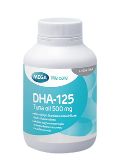 Mega We Care DHA-125 tuna oil 500 mg. 100 capsules