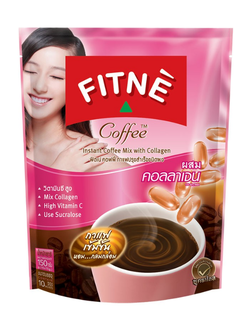 ฟิตเน่ คอฟฟี่ ผสมคอลลาเจน และวิตามินซี 10 ซอง
