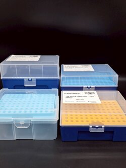 กล่องใส่ทิป PipetteTip box ,96 ช่อง ,PP 10/200/1000/1250 ul