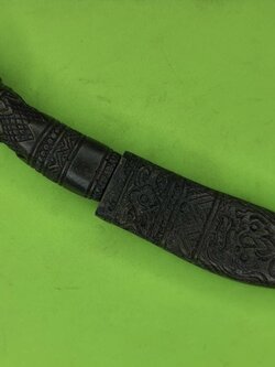 ของป้องกัน มีดหมอหนุมาร 3นิ้ว สีดำทำเก่า มีดหมอนักษัตรปีวอก ปลุกเสกแล้ว