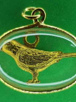 ของป้องกัน จี้นกคุ้ม กรอบไมคอน นกคุ้มทอง นกคุ้ม เครื่องราง ของแท้