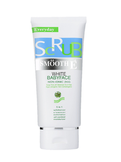 Smooth E white babyface scrub 4 oz.