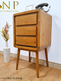 ตู้หัวเตียงมินิมอล รุ่น เเซมสัน