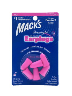 โฟมอุดหู Mack's dreamgirl 3 คู่ (สีชมพู)