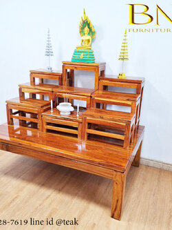 โต๊ะหมู่ 9 ไม้ประดู่