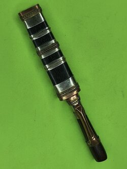 ของป้องกัน มีดหมอ ทรง หลวงพ่อเดิม สีน้ำตาล ฝักอุดมวลสาร108 ปลุกเสกแล้ว