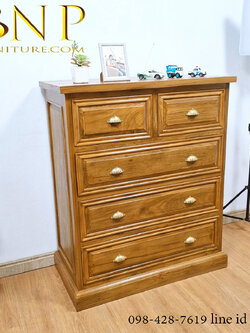 ตู้เอกสารไม้สัก รุ่น เเซนดี้