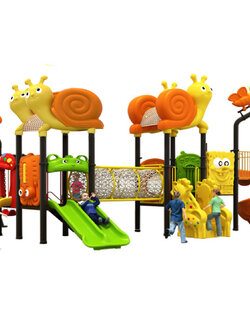 เครื่องเล่นสนามกลางแจ้ง ชุด Snail & Friends