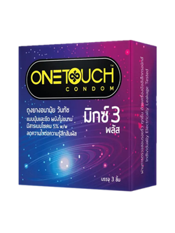 Onetouch Mix 3 plus ถุงยางอนามัย