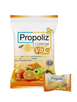 Propoliz lozenge Vit C 8 tablets