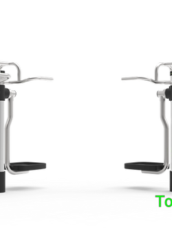 เครื่องออกกำลังกายกลางแจ้งผลิตจากแสตนเลส ชุด อุปกรณ์ลูกตุ้มแกว่งตัวแบบเล่นคู่