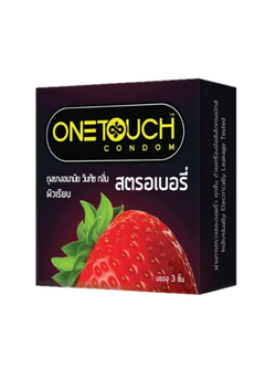 onetouch strawberry ถุงยางอนามัย