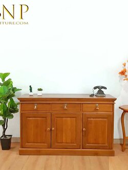 ตู้เก็บของไม้สักรุ่นซิมเปิ้ล