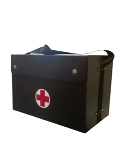 กระเป๋าแพทย์ กล่องปฐมพยาบาลเบื้องต้น (ดำ)