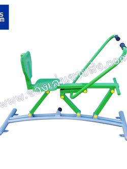 เครื่องออกกำลังกายกลางแจ้ง-อุปกรณ์ฟิตเนสกรรเชียงบกเดี่ยว