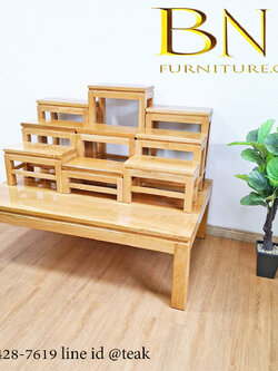 โต๊ะหมู่ 9 หน้า 9 นิ้ว ไม้กันเกรา