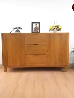 ชั้นวางทีวีไม้สักโมเดิร์น 2