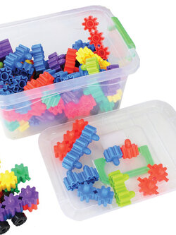 ตัวต่อกระดุมมีล้อ