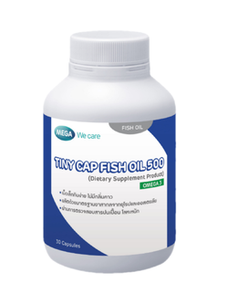 Mega We Care Tiny cap fish oil 500 30's