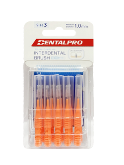 Dentalpro interdental brush 10P size 3 1.0mm.