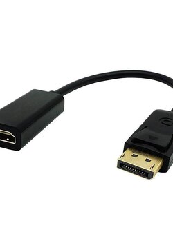 ตัวแปลงMALE DISPLAY PORT TO HDMI FEMALE กล่องเล็ก ; XLL / DP003