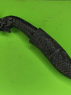 ของป้องกัน มีดหมอพญานาค 3นิ้ว สีดำ มีดหมอนักษัตรปีมะโรง ปลุกเสกแล้ว