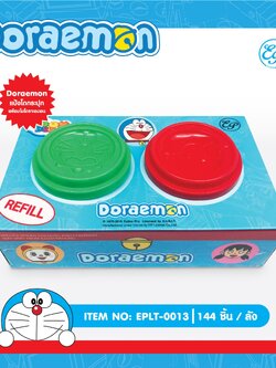 EPLT-0013 แป้งโดกระปุก พร้อมโมโดราเอมอน โหลละ 210บาท 12 ชิ้น