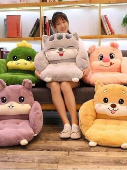 เบาะนั่งนุ่มๆ การ์ตูนน่ารัก