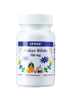 Lynae ginkgo biloba 100 mg. 100 tablets