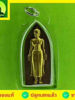 พระเครื่อง พระปางเปิดโลก แต่งสีทอง เลี่ยมกรอบ รุ่น 9 มวลสารศักดิ์สิทธิ์