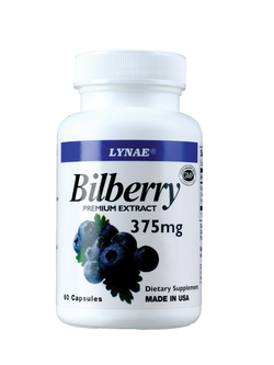 Lynae bilberry 375mg. 60 capsules