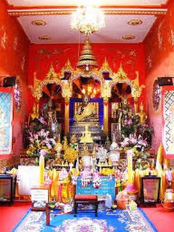 หลวงพ่อเพชร วัดท่าถนน จ.อุตรดิตถ์ หลวงพ่อเพ็ชร (วัดท่าถนน) หลวงพ่อเพชร ศิลปะเชียงแสนสิงห์หนึ่ง พระเครื่องหลวงพ่อเพชร วัดท่าถนน