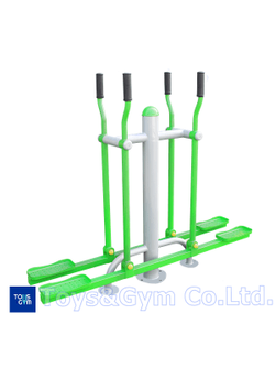 อุปกรณ์ก้าวเดินมือโยกสกีแบบเล่นคู่