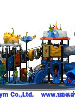 เครื่องเล่นสนามกลางแจ้ง ชุดผจญภัยในยานอวกาศ 2