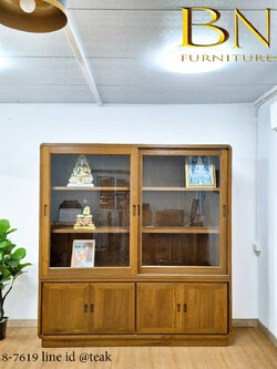 ตู้โชว์กระจก บานเลื่อน รุ่น ไทนี่