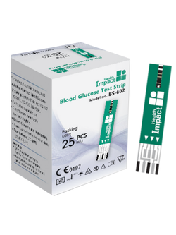 Health impact BS-602 25'strip (แผ่นตรวจน้ำตาล)