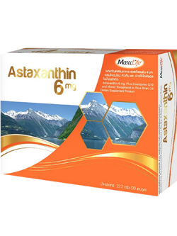 MaxxLife Astaxanthin 6 mg. 30 capsules