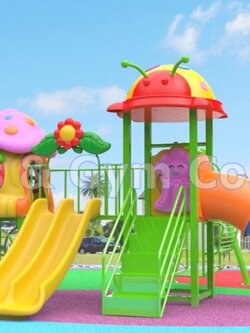 เครื่องเล่นสนามกลางแจ้ง ชุดบ้านการ์ตูน Cartoon House Series