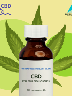 สารสกัดจากดอกกัญชง (2% CBD Emulsion cloudy)