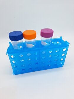 Universal rack , Centrifuge Rack 4 Way ใส่ได้ 4 ขนาด 0.5ml /1.5ml/15ml/50ml