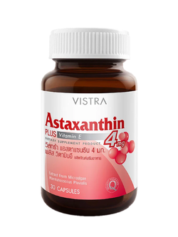 Vistra Astaxanthin 4 mg. 30 capsules
