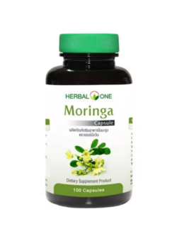 Herbal one Moringa (มะรุม) 100 แคปซูล