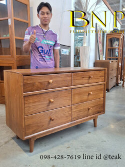 ตู้วางทีวี 6 ลิ้นชักรุ่น ไนท์ จัสมิน