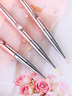 SKU-00395 ชุดพู่กันเพ้นท์เล็บ (3ชิ้น)