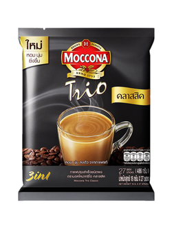 มอคโคน่า ทรีโอ คลาสสิค 3 อิน 1 18กรัม x 27 ซอง