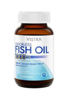 VISTRA Odorless Fish Oil 1000mg. 100 capsules