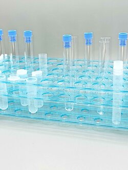 Rack test tube , แท่นวางพลาสติกหลอดทดลอง 12-17mm