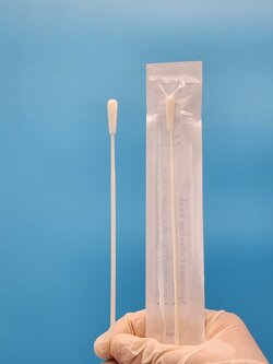 ก้านตรวจเชื้อ Flocked swab ,Sterile , Nasopharyngeal Swab / Oral swab